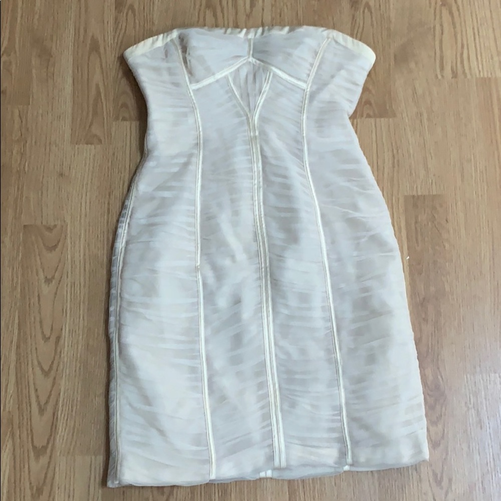 BCBG strapless dress
